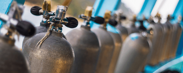 Газовые баллоны в Тестовской